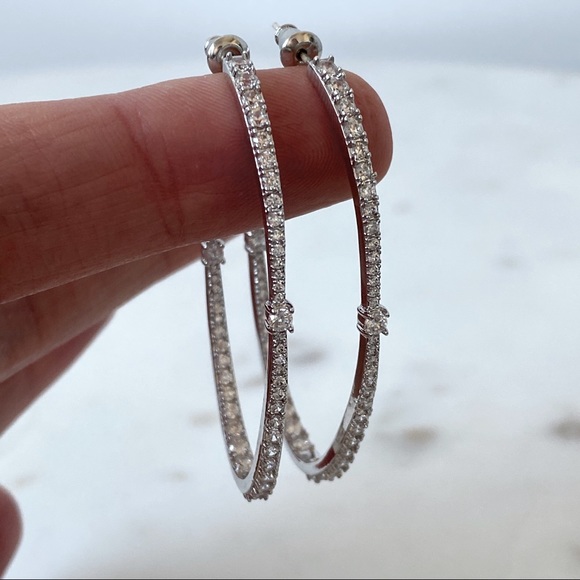 Jewelry - Crystal Hoops